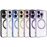 Apple iPhone 15 Pro Max Kılıf M-safe Wireless Şarj Özellikli Zore Setro Silikon