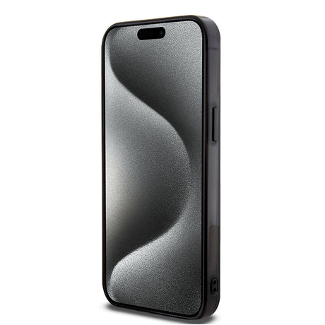 Apple iPhone 15 Pro Max Kılıf Mercedes Benz Orjinal Lisanslı M-safe Şarj Özellikli Çift Katmanlı Paralel Çizgi Desenli Kapak