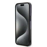 Apple iPhone 15 Pro Max Kılıf Mercedes Benz Orjinal Lisanslı M-safe Şarj Özellikli Çift Katmanlı Paralel Çizgi Desenli Kapak