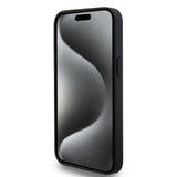 Apple iPhone 15 Pro Max Kılıf Mercedes Benz Orjinal Lisanslı M-safe Şarj Özellikli Mühürlü Yıldız Desenli ve Logolu Deri Kapak