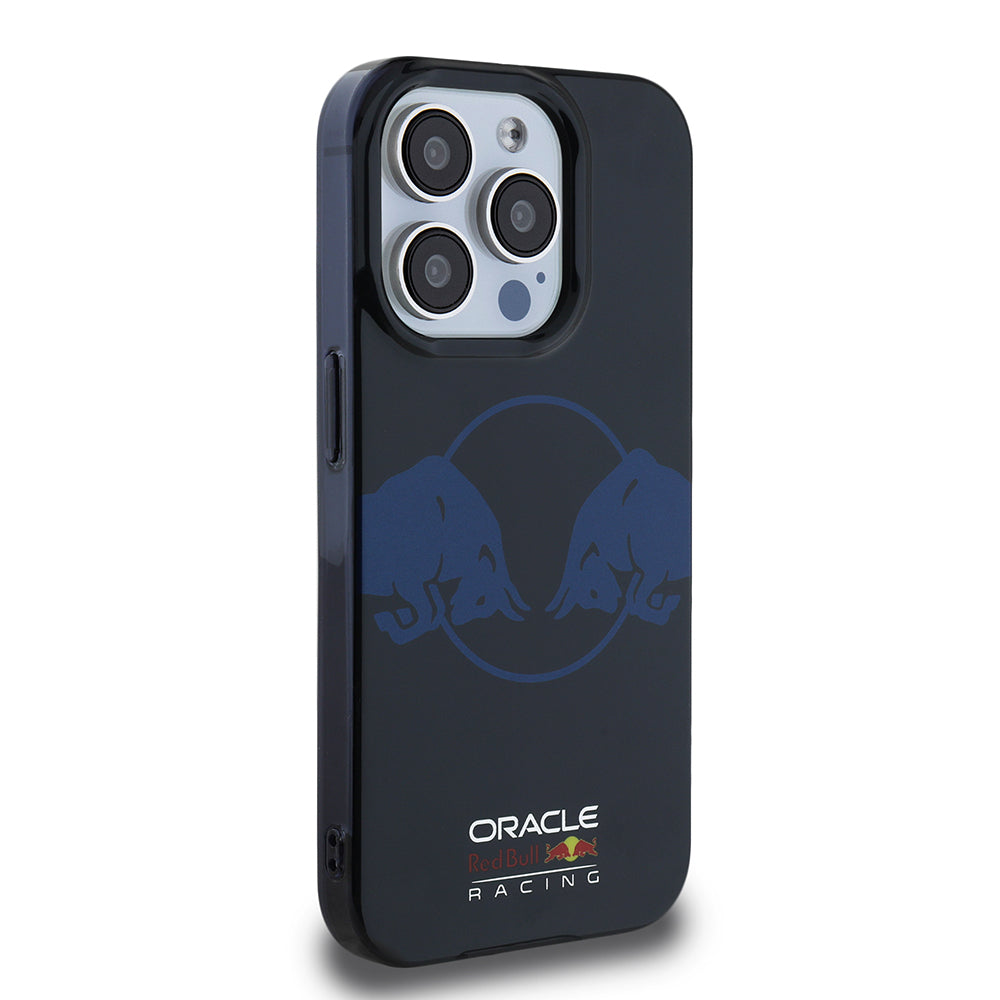 Apple iPhone 15 Pro Max Kılıf Redbull Orjinal Lisanslı M-safe Şarj Özellikli IML Çift Boğa Baskılı Sert PC Kapak