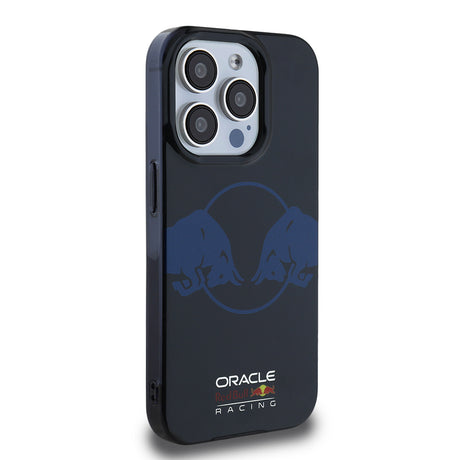 Apple iPhone 15 Pro Max Kılıf Redbull Orjinal Lisanslı M-safe Şarj Özellikli IML Çift Boğa Baskılı Sert PC Kapak