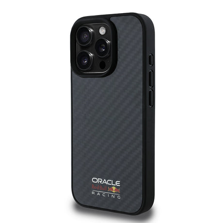 Apple iPhone 15 Pro Max Kılıf Redbull Orjinal Lisanslı M-safe Şarj Özellikli Karbon Fiber Tasarımlı Parlayan Logolu Kapak