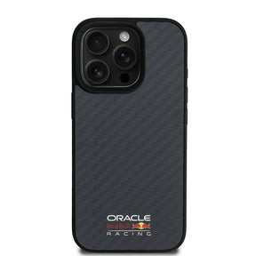 Apple iPhone 15 Pro Max Kılıf Redbull Orjinal Lisanslı M-safe Şarj Özellikli Karbon Fiber Tasarımlı Parlayan Logolu Kapak