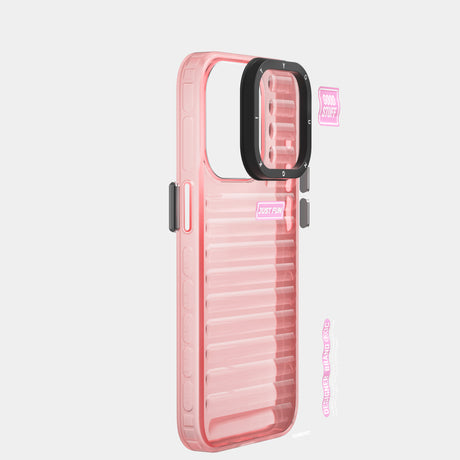 Apple iPhone 15 Pro Max Kılıf Şeffaf Renkli Tasarım YoungKit Fluorite Serisi Kapak