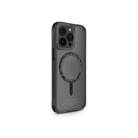 Apple iPhone 15 Pro Max Kılıf SkinArma Şeffaf M-safe Şarj Özellikli Kado Kartlıklı Saido Kapak