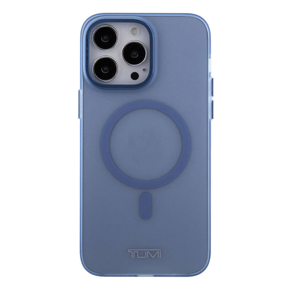 Apple iPhone 15 Pro Max Kılıf TUMI Orjinal Lisanslı M-safe Şarj Özellikli Buzlu Mat Kapak