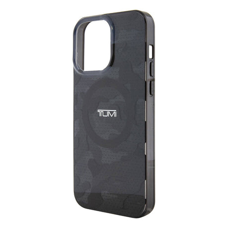 Apple iPhone 15 Pro Max Kılıf TUMI Orjinal Lisanslı M-safe Şarj Özellikli PC TPU Çift Katmanlı Kamuflaj Desenli Kapak