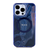 Apple iPhone 15 Pro Max Kılıf TUMI Orjinal Lisanslı M-safe Şarj Özellikli PC TPU Çift Katmanlı Sıvı Baskılı Kapak