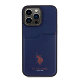 Apple iPhone 15 Pro Max Kılıf U.S. Polo Assn. Orjinal Lisanslı Baskı Logolu PU Kartlıklı Kapak