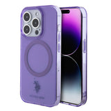 Apple iPhone 15 Pro Max Kılıf U.S. Polo Assn. Orjinal Lisanslı M-safe Şarj Özellikli Transparan Tasarım Kapak