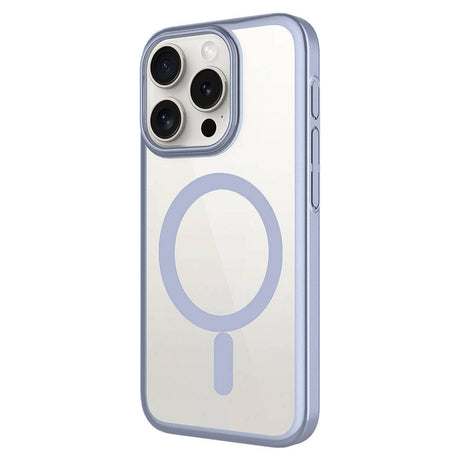 Apple iPhone 15 Pro Max Kılıf Wireless Şarj Özellikli Sert PC Zore Mat Riksos M-safe Kapak