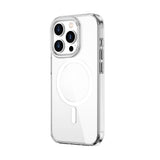 Apple iPhone 15 Pro Max Kılıf Wiwu BC-022 M-safe Şarj Özellikli Şeffaf Transparan Kapak