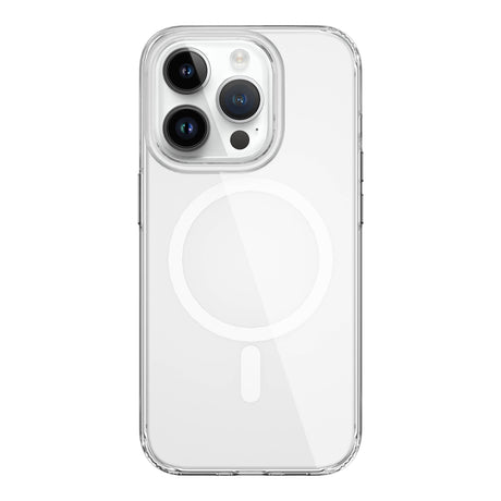 Apple iPhone 15 Pro Max Kılıf Wiwu FYY-014 M-safe Şarj Özellikli Şeffaf Kapak