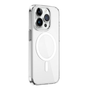 Apple iPhone 15 Pro Max Kılıf Wiwu FYY-014 M-safe Şarj Özellikli Şeffaf Kapak