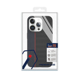 Apple iPhone 15 Pro Max Kılıf Wiwu LCC-107 Karbon Fiber M-safe Şarj Özellikli Kamera Korumalı Kabon Kapak