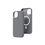 Apple iPhone 15 Pro Max Kılıf Wiwu SP-019 M-safe Şarj Özellikli Vegan Leather Deri Kapak