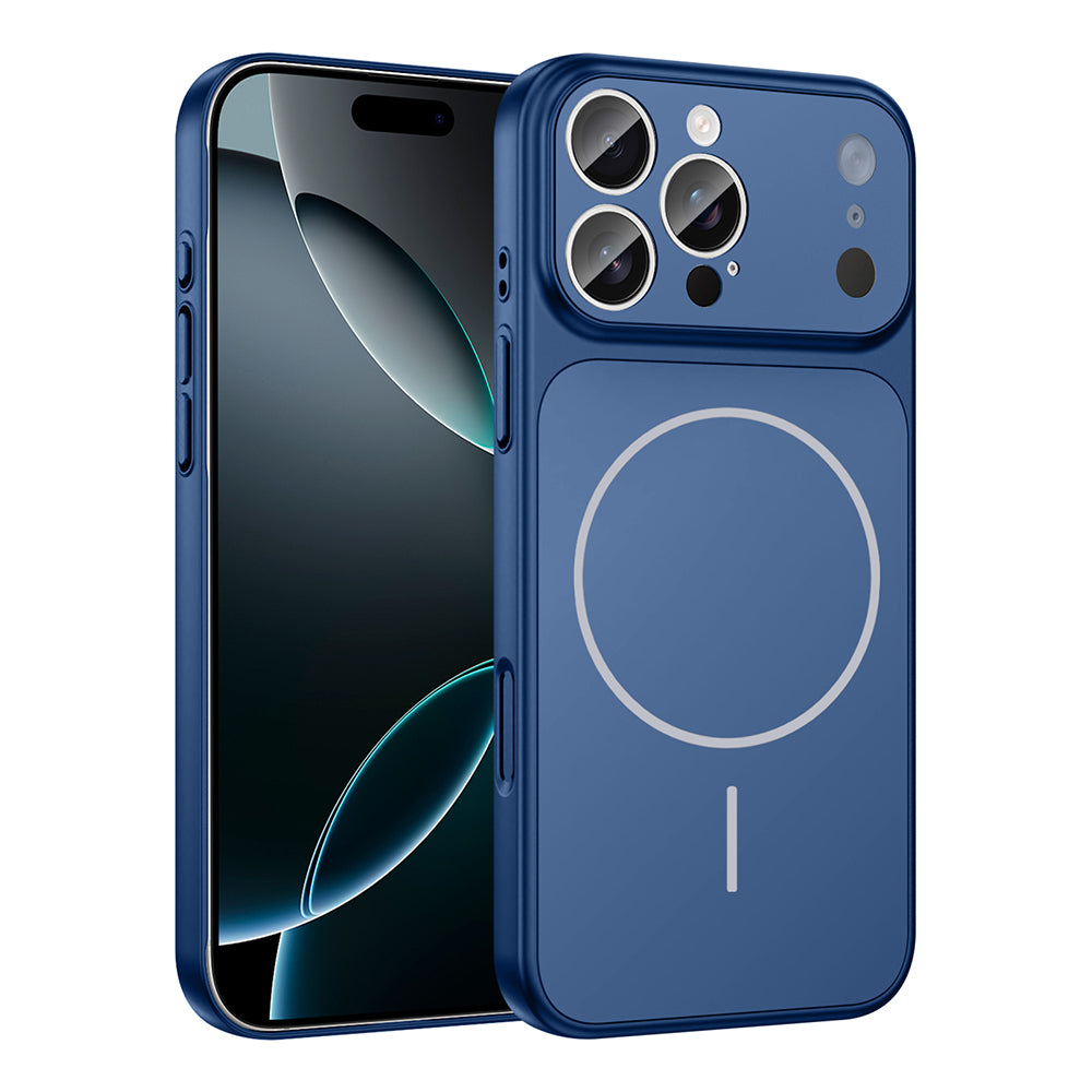 Apple iPhone 15 Pro Max Kılıf Zore M-Safe Şarj Özellikli Kamera Korumalı Formen Kapak