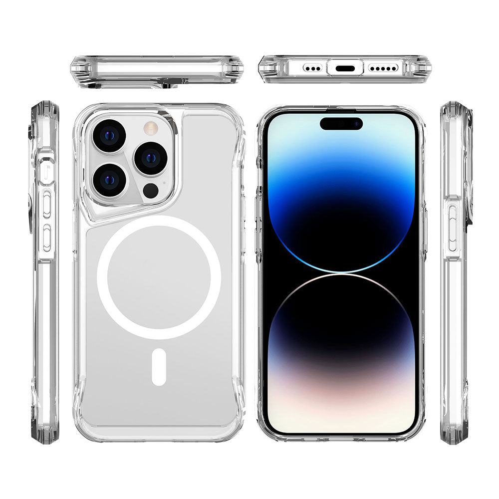 Apple iPhone 15 Pro Max Kılıf Zore M-safe Şarj Özellikli T-Max M-safe Kapak