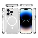 Apple iPhone 15 Pro Max Kılıf Zore M-safe Şarj Özellikli T-Max M-safe Kapak