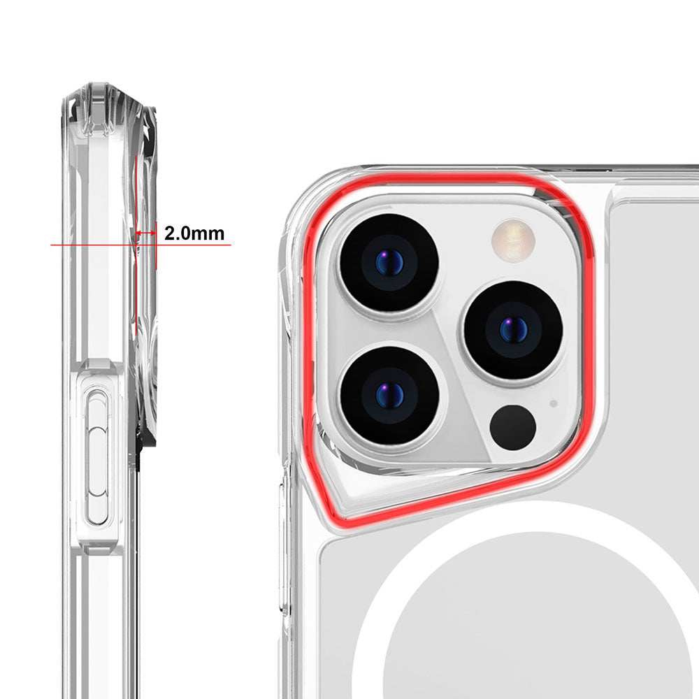 Apple iPhone 15 Pro Max Kılıf Zore M-safe Şarj Özellikli T-Max M-safe Kapak