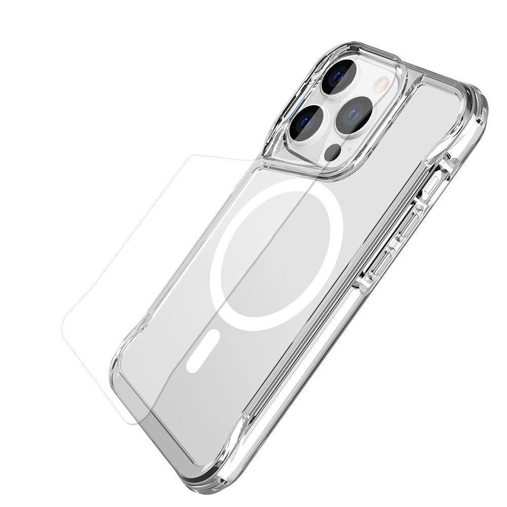 Apple iPhone 15 Pro Max Kılıf Zore M-safe Şarj Özellikli T-Max M-safe Kapak