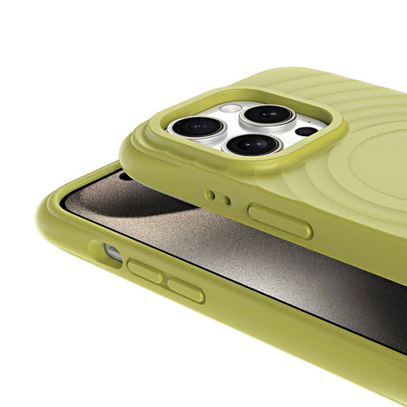 Apple iPhone 15 Pro Max M-safe Şarj Özellikli Airbagli Mat Görünümlü Zore Hepi Kapak