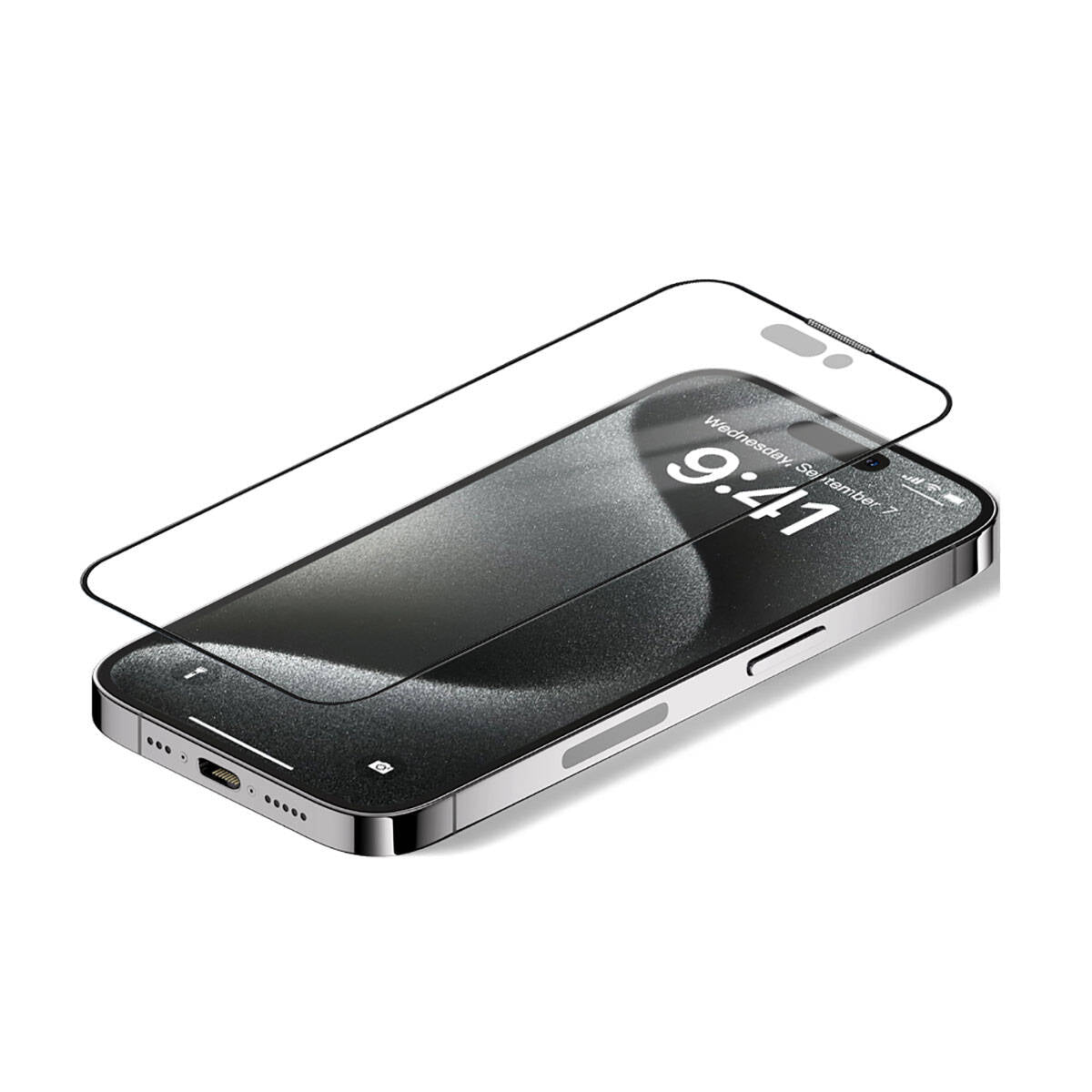 Apple iPhone 15 Pro Max Wiwu iVista Screen Matte Ultra Güçlü Temperli Mat Ekran Koruyucu