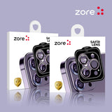 Apple iPhone 15 Pro Max Zore CL-11 Safir Parmak İzi Bırakmayan Anti-Reflective Kamera Lens Koruyucu