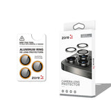 Apple iPhone 15 Pro Max Zore CL-12 Premium Safir Parmak İzi Bırakmayan Anti-Reflective Kamera Lens Koruyucu