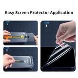 Apple iPhone 15 Zore 2.5D Oliv Privacy Temperli Cam Ekran Koruyucu + Kolay Uygulama Aparatı