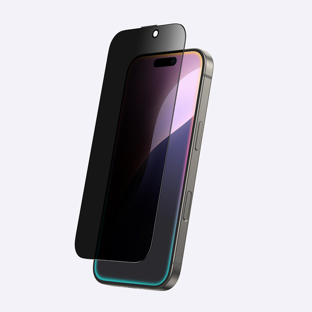 Apple iPhone 16 Amazingthing Radix Privacy Parmak İzi Bırakmayan Temperli Cam Ekran Koruyucu