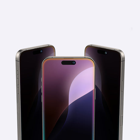 Apple iPhone 16 Amazingthing Radix Privacy Parmak İzi Bırakmayan Temperli Cam Ekran Koruyucu