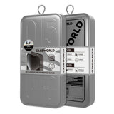 Apple iPhone 16 CaseWorld 0.25mm Privacy 3D Temperli Cam Ekran Koruyucu + Uygulama Aparatlı