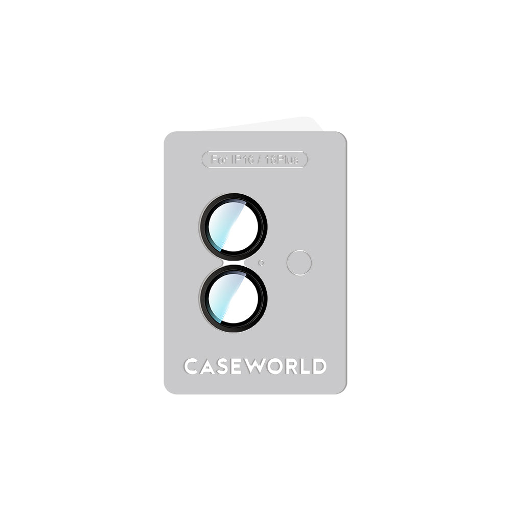 Apple iPhone 16 CaseWorld Alloy Two-Color Serisi Lens Koruyucu