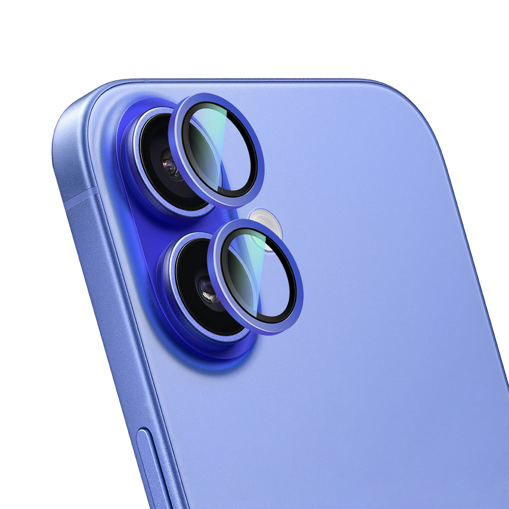 Apple iPhone 16 CaseWorld Alloy Two-Color Serisi Lens Koruyucu