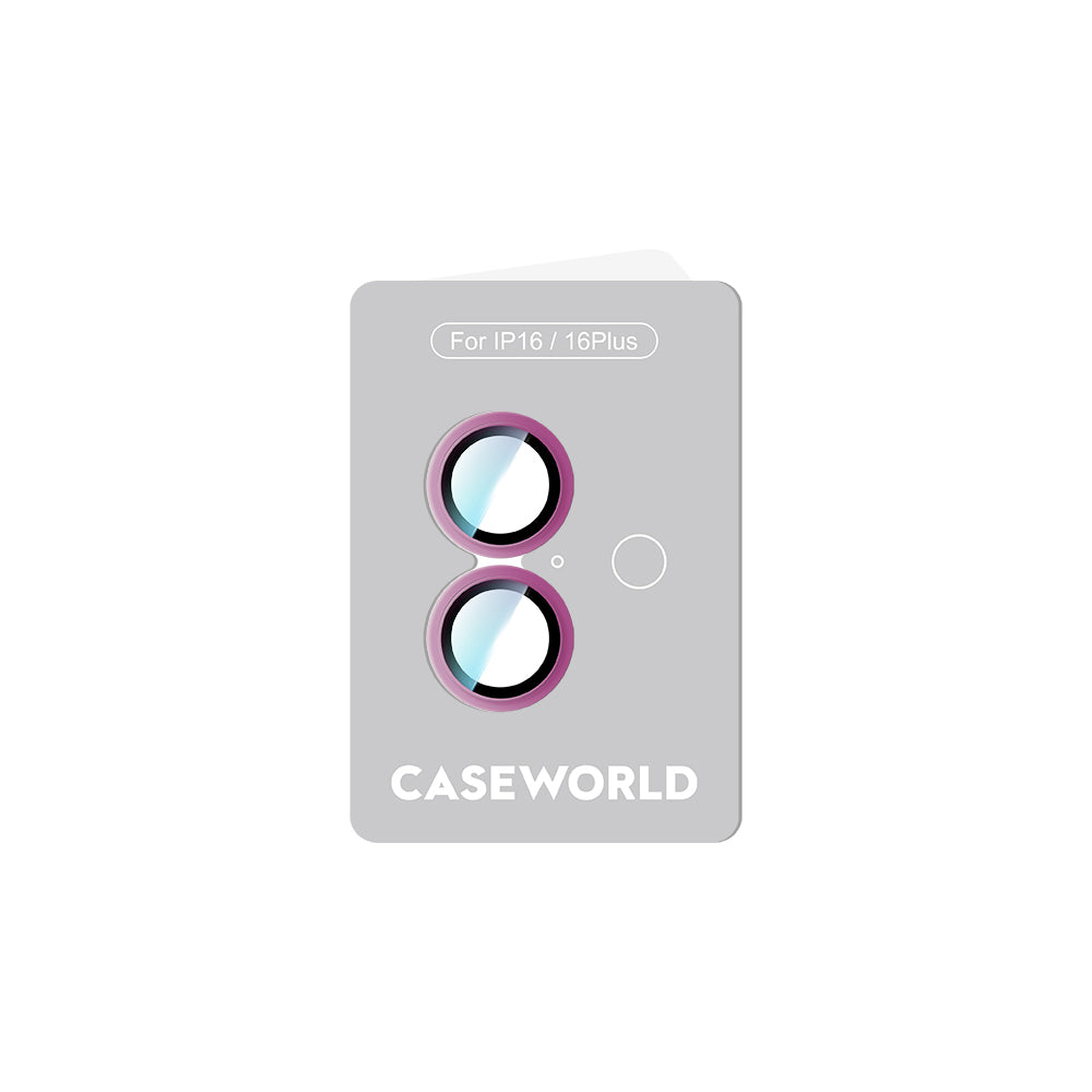 Apple iPhone 16 CaseWorld Alloy Two-Color Serisi Lens Koruyucu