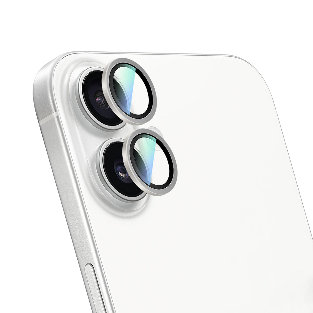 Apple iPhone 16 CaseWorld Alloy Two-Color Serisi Lens Koruyucu