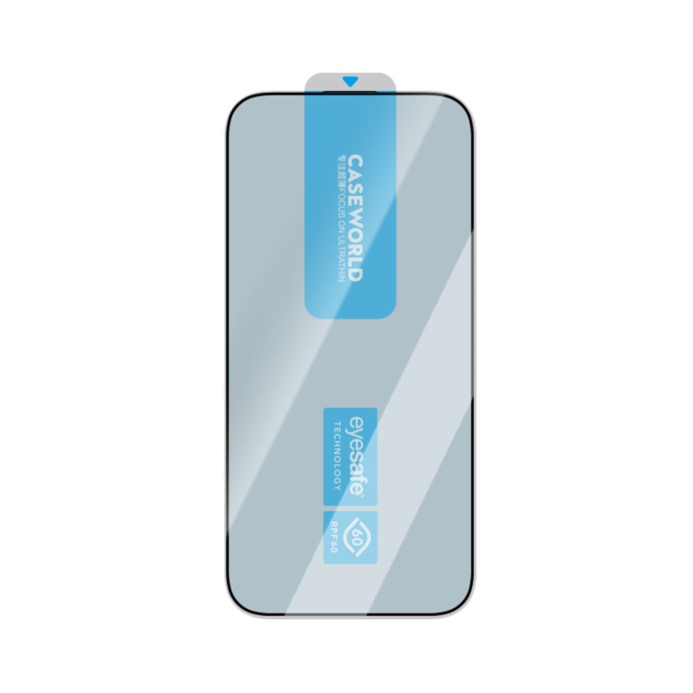Apple iPhone 16 CaseWorld EyeGuard Serisi 2.5D Eyesafe Teknolojili Cam Ekran Koruyucu