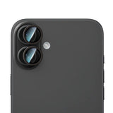 Apple iPhone 16 CaseWorld Karbon Fiber Serisi Anti Reflective Ultra Clear Full Kamera Lens Koruyucu
