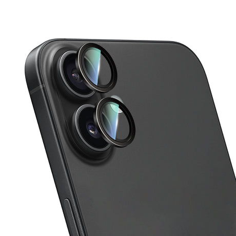 Apple iPhone 16 CaseWorld Karbon Fiber Serisi Anti Reflective Ultra Clear Full Kamera Lens Koruyucu