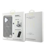 Apple iPhone 16 Guess Orjinal Lisanslı Kılıf + Ekran Koruyucu + Lens Koruyucu 3in1 Aksesuar Seti