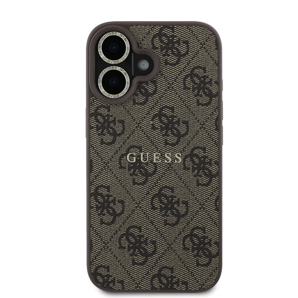 Apple iPhone 16 Guess Orjinal Lisanslı Kılıf + Ekran Koruyucu + Lens Koruyucu 3in1 Aksesuar Seti