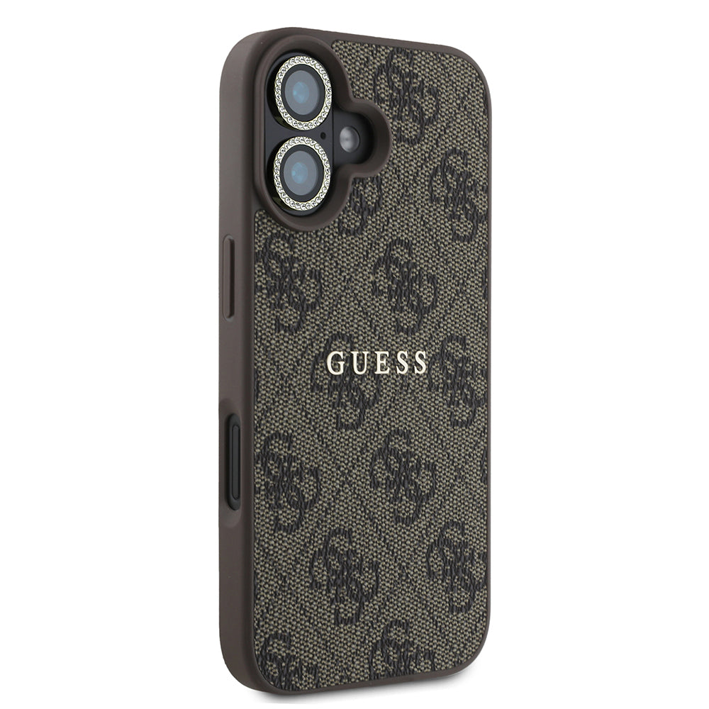 Apple iPhone 16 Guess Orjinal Lisanslı Kılıf + Ekran Koruyucu + Lens Koruyucu 3in1 Aksesuar Seti