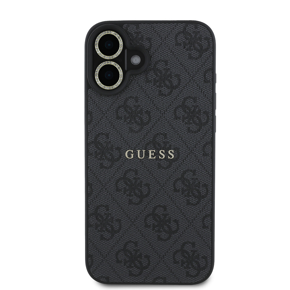 Apple iPhone 16 Guess Orjinal Lisanslı Kılıf + Ekran Koruyucu + Lens Koruyucu 3in1 Aksesuar Seti