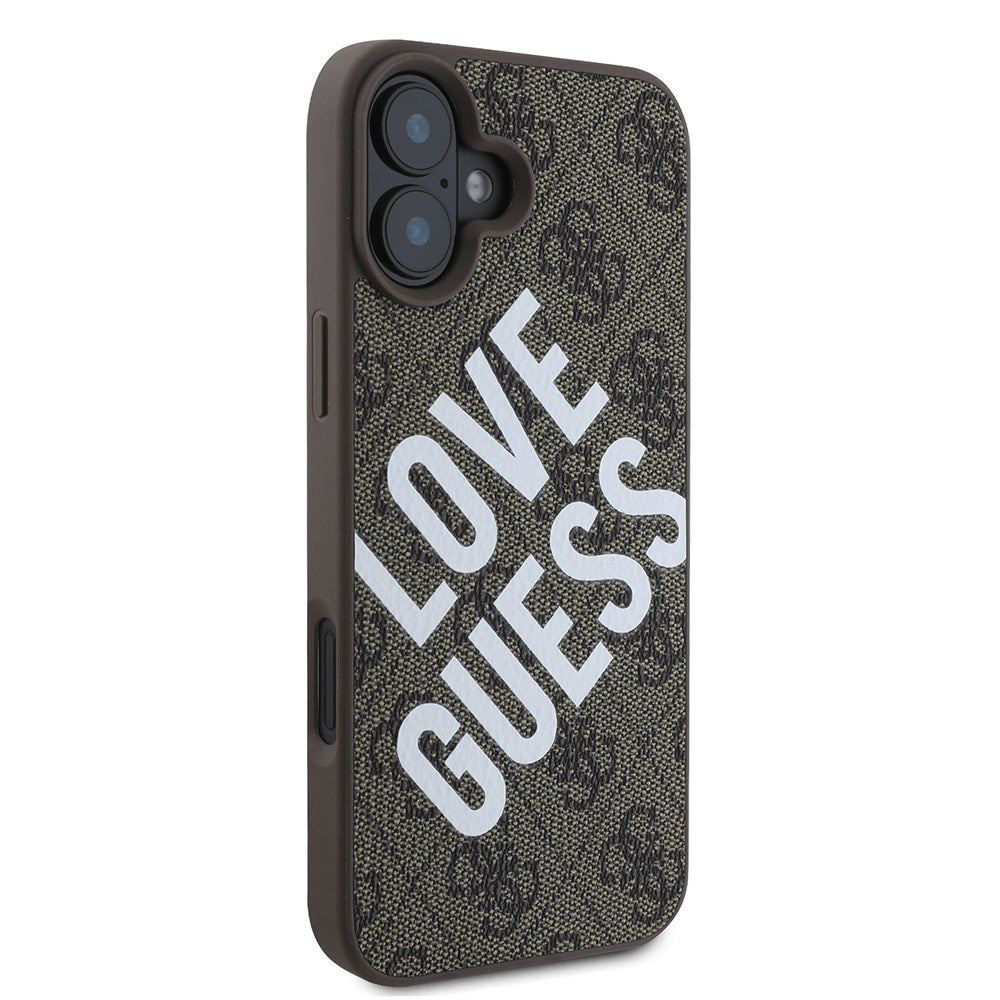 Apple iPhone 16 Kılıf Guess Orjinal Lisanslı Big Love Guess Kapak