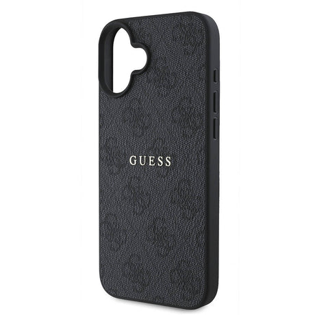 Apple iPhone 16 Kılıf Guess Orjinal Lisanslı M-safe Şarj Özellikli 4G Desenli Yazı Logolu Kapak
