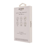 Apple iPhone 16 Kılıf Guess Orjinal Lisanslı M-safe Şarj Özellikli 4G Desenli Yazı Logolu Peony Kapak