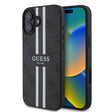 Apple iPhone 16 Kılıf Guess Orjinal Lisanslı M-safe Şarj Özellikli 4G Şerit Tasarımlı Printed Kapak