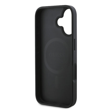 Apple iPhone 16 Kılıf Guess Orjinal Lisanslı M-safe Şarj Özellikli Small 4G Classic Kapak